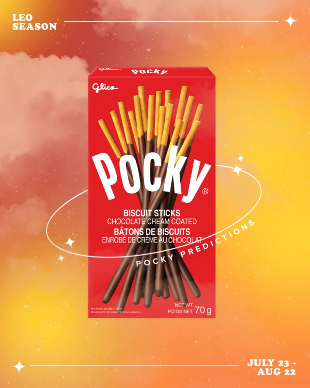Happy Leo Season, #PockyPals! ♌🔥

Radiant, fearless, and bursting with charisma, Leos are the shining stars of the Zodiac. Ruled by the sun, they light up every room with their confidence, creativity, and magnetic charm. Think statement outfits, big dreams, and main character moments. ✨🎬

This Leo season, embrace your boldest self! Whether you’re planning a dramatic entrance, chasing down your passions, or treating yourself to a dessert plate piled high with your favourite Pocky flavours, make it extra. 

How are you stepping into your spotlight this #LeoSzn?

#LeoVibes #PockyAstroSeries #MainCharacterEnergy

Disclaimer: We're not astrologers — just big fans of the stars (and snacks)! 🌟 Our astrology-inspired posts are for fun and based on insights from online publications. Always take them with a grain of stardust! ✨
.
.
.
.
#PockyFlavours #PockyMultiflavours #pockysticks #yumm #pocky #delicious #instafood #snack #childhoodsnacks #tasty #sweets #foodstagram #chocolate #foodies #snacktime #pockysticks #glico #snackattack #sweetindulgence #flavourfulfun #sweettreats #tastytreats #treatyourself #snacktastic #deliciousmoments